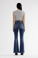 Distressed High Rise Flare Jeans-Denim-Krush Kandy, Women's Online Fashion Boutique Located in Phoenix, Arizona (Scottsdale Area)