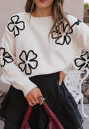 Feeling Free Floral Sweater | Custom XS-3X-Sweaters-Krush Kandy, Women's Online Fashion Boutique Located in Phoenix, Arizona (Scottsdale Area)