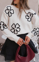 Feeling Free Floral Sweater | Custom XS-3X-Sweaters-Rae Collective, Women's Online Fashion Boutique Located in Phoenix, Arizona (Scottsdale Area)