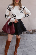 Feeling Free Floral Sweater | Custom XS-3X-Sweaters-Krush Kandy, Women's Online Fashion Boutique Located in Phoenix, Arizona (Scottsdale Area)