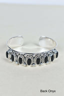 Octet Gem Sterling Silver Cuff-Cuffs-Krush Kandy, Women's Online Fashion Boutique Located in Phoenix, Arizona (Scottsdale Area)