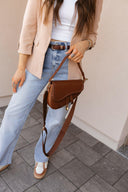 Adeline Saddle Crossbody Hand Bag-Purses & Bags-Rae Collective, Women's Online Fashion Boutique Located in Phoenix, Arizona (Scottsdale Area)