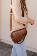 Adeline Saddle Crossbody Hand Bag-Purses & Bags-Rae Collective, Women's Online Fashion Boutique Located in Phoenix, Arizona (Scottsdale Area)