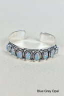 Octet Gem Sterling Silver Cuff-Cuffs-Krush Kandy, Women's Online Fashion Boutique Located in Phoenix, Arizona (Scottsdale Area)