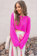 Boho Breeze Striped Wide-Leg Pants-Bottoms-Krush Kandy, Women's Online Fashion Boutique Located in Phoenix, Arizona (Scottsdale Area)
