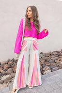 Boho Breeze Striped Wide-Leg Pants-Bottoms-Rae Collective, Women's Online Fashion Boutique Located in Phoenix, Arizona (Scottsdale Area)