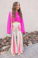 Boho Breeze Striped Wide-Leg Pants-Bottoms-Rae Collective, Women's Online Fashion Boutique Located in Phoenix, Arizona (Scottsdale Area)