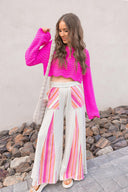 Boho Breeze Striped Wide-Leg Pants-Bottoms-Rae Collective, Women's Online Fashion Boutique Located in Phoenix, Arizona (Scottsdale Area)