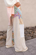 Boho Bliss Patchwork Pants-Bottoms-Rae Collective, Women's Online Fashion Boutique Located in Phoenix, Arizona (Scottsdale Area)