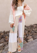 Boho Bliss Patchwork Pants-Bottoms-Krush Kandy, Women's Online Fashion Boutique Located in Phoenix, Arizona (Scottsdale Area)