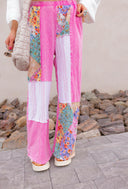 Boho Bliss Patchwork Pants-Bottoms-Rae Collective, Women's Online Fashion Boutique Located in Phoenix, Arizona (Scottsdale Area)