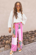 Boho Bliss Patchwork Pants-Bottoms-Rae Collective, Women's Online Fashion Boutique Located in Phoenix, Arizona (Scottsdale Area)