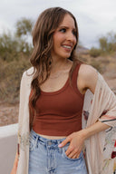 NIKIBIKI Reversible Herringbone Tank Top-Tanks-Rae Collective, Women's Online Fashion Boutique Located in Phoenix, Arizona (Scottsdale Area)