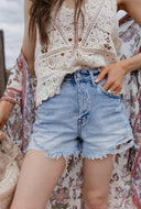 Kancan High-Rise Comfort Waistband Mom Shorts-shorts-Krush Kandy, Women's Online Fashion Boutique Located in Phoenix, Arizona (Scottsdale Area)