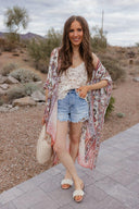 Shalimar Floral Kimono-Kimono-Krush Kandy, Women's Online Fashion Boutique Located in Phoenix, Arizona (Scottsdale Area)