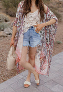 Shalimar Floral Kimono-Kimono-Krush Kandy, Women's Online Fashion Boutique Located in Phoenix, Arizona (Scottsdale Area)