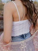 Lace Textured Bralette-Tanks-Krush Kandy, Women's Online Fashion Boutique Located in Phoenix, Arizona (Scottsdale Area)
