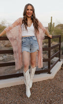 Meadow Bloom Lace Kimono-Kimono-Krush Kandy, Women's Online Fashion Boutique Located in Phoenix, Arizona (Scottsdale Area)