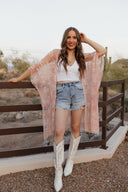 Meadow Bloom Lace Kimono-Kimono-Krush Kandy, Women's Online Fashion Boutique Located in Phoenix, Arizona (Scottsdale Area)