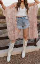 Meadow Bloom Lace Kimono-Kimono-Krush Kandy, Women's Online Fashion Boutique Located in Phoenix, Arizona (Scottsdale Area)