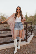 Meadow Bloom Lace Kimono-Kimono-Krush Kandy, Women's Online Fashion Boutique Located in Phoenix, Arizona (Scottsdale Area)