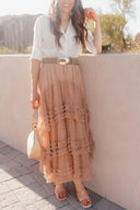 Lace Layers & Chic Dreams Ruffle Tulle Maxi Skirt-Skirts-Rae Collective, Women's Online Fashion Boutique Located in Phoenix, Arizona (Scottsdale Area)