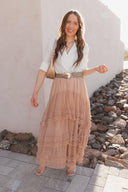 Lace Layers & Chic Dreams Ruffle Tulle Maxi Skirt-Skirts-Rae Collective, Women's Online Fashion Boutique Located in Phoenix, Arizona (Scottsdale Area)