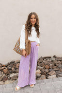 Palomino Sky Boho Lace Wide-Leg Pants-Bottoms-Rae Collective, Women's Online Fashion Boutique Located in Phoenix, Arizona (Scottsdale Area)