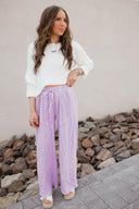 Palomino Sky Boho Lace Wide-Leg Pants-Bottoms-Rae Collective, Women's Online Fashion Boutique Located in Phoenix, Arizona (Scottsdale Area)