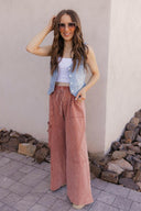 Blue Jean Baby V-Neck Denim Vest-Tops-Rae Collective, Women's Online Fashion Boutique Located in Phoenix, Arizona (Scottsdale Area)