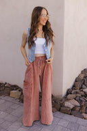 Blue Jean Baby V-Neck Denim Vest-Tops-Krush Kandy, Women's Online Fashion Boutique Located in Phoenix, Arizona (Scottsdale Area)
