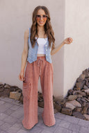 Blue Jean Baby V-Neck Denim Vest-Tops-Krush Kandy, Women's Online Fashion Boutique Located in Phoenix, Arizona (Scottsdale Area)