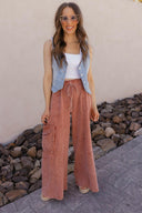 Blue Jean Baby V-Neck Denim Vest-Tops-Krush Kandy, Women's Online Fashion Boutique Located in Phoenix, Arizona (Scottsdale Area)