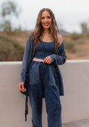 J.HER Vintage Wash Open Cardigan-Cardigans-Krush Kandy, Women's Online Fashion Boutique Located in Phoenix, Arizona (Scottsdale Area)
