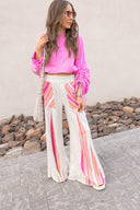 Boho Breeze Striped Wide-Leg Pants-Bottoms-Rae Collective, Women's Online Fashion Boutique Located in Phoenix, Arizona (Scottsdale Area)