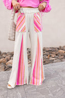 Boho Breeze Striped Wide-Leg Pants-Bottoms-Rae Collective, Women's Online Fashion Boutique Located in Phoenix, Arizona (Scottsdale Area)