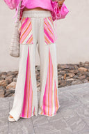 Boho Breeze Striped Wide-Leg Pants-Bottoms-Rae Collective, Women's Online Fashion Boutique Located in Phoenix, Arizona (Scottsdale Area)