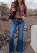 Sunset Stroll Kancan Mid-Rise Flare Jeans-Denim-Krush Kandy, Women's Online Fashion Boutique Located in Phoenix, Arizona (Scottsdale Area)