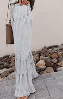 Rambling Rose Mineral Wash Flare LoungePants-Pants-Krush Kandy, Women's Online Fashion Boutique Located in Phoenix, Arizona (Scottsdale Area)