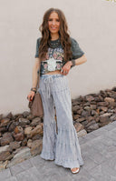 Rambling Rose Mineral Wash Flare LoungePants-Pants-Krush Kandy, Women's Online Fashion Boutique Located in Phoenix, Arizona (Scottsdale Area)