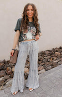 Rambling Rose Mineral Wash Flare LoungePants-Pants-Krush Kandy, Women's Online Fashion Boutique Located in Phoenix, Arizona (Scottsdale Area)