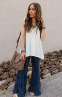 Dreamy Days Babydoll Tank Top-Tanks-Krush Kandy, Women's Online Fashion Boutique Located in Phoenix, Arizona (Scottsdale Area)