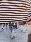Long Sleeve Stripe Sweater-Sweaters-Rae Collective, Women's Online Fashion Boutique Located in Phoenix, Arizona (Scottsdale Area)