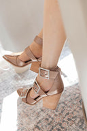 Hendrix Strappy Buckle Sandal-Sandals-Krush Kandy, Women's Online Fashion Boutique Located in Phoenix, Arizona (Scottsdale Area)