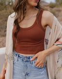 NIKIBIKI Reversible Herringbone Tank Top-Tanks-Rae Collective, Women's Online Fashion Boutique Located in Phoenix, Arizona (Scottsdale Area)