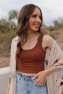 NIKIBIKI Reversible Herringbone Tank Top-Tanks-Rae Collective, Women's Online Fashion Boutique Located in Phoenix, Arizona (Scottsdale Area)