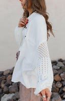 POL Take a Picture Button Down-Long Sleeve Tops-Rae Collective, Women's Online Fashion Boutique Located in Phoenix, Arizona (Scottsdale Area)