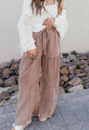Desert Daze Mineral Wash Wide-Leg Pants-Bottoms-Krush Kandy, Women's Online Fashion Boutique Located in Phoenix, Arizona (Scottsdale Area)