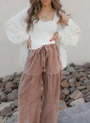 Desert Daze Mineral Wash Wide-Leg Pants-Bottoms-Rae Collective, Women's Online Fashion Boutique Located in Phoenix, Arizona (Scottsdale Area)