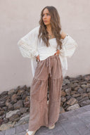 Desert Daze Mineral Wash Wide-Leg Pants-Bottoms-Rae Collective, Women's Online Fashion Boutique Located in Phoenix, Arizona (Scottsdale Area)